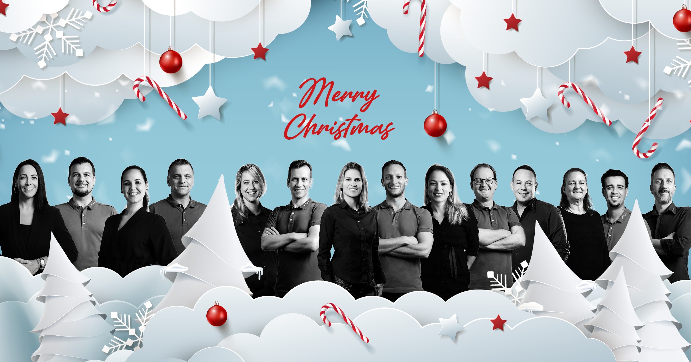 Teamfoto Weihnachten 2025